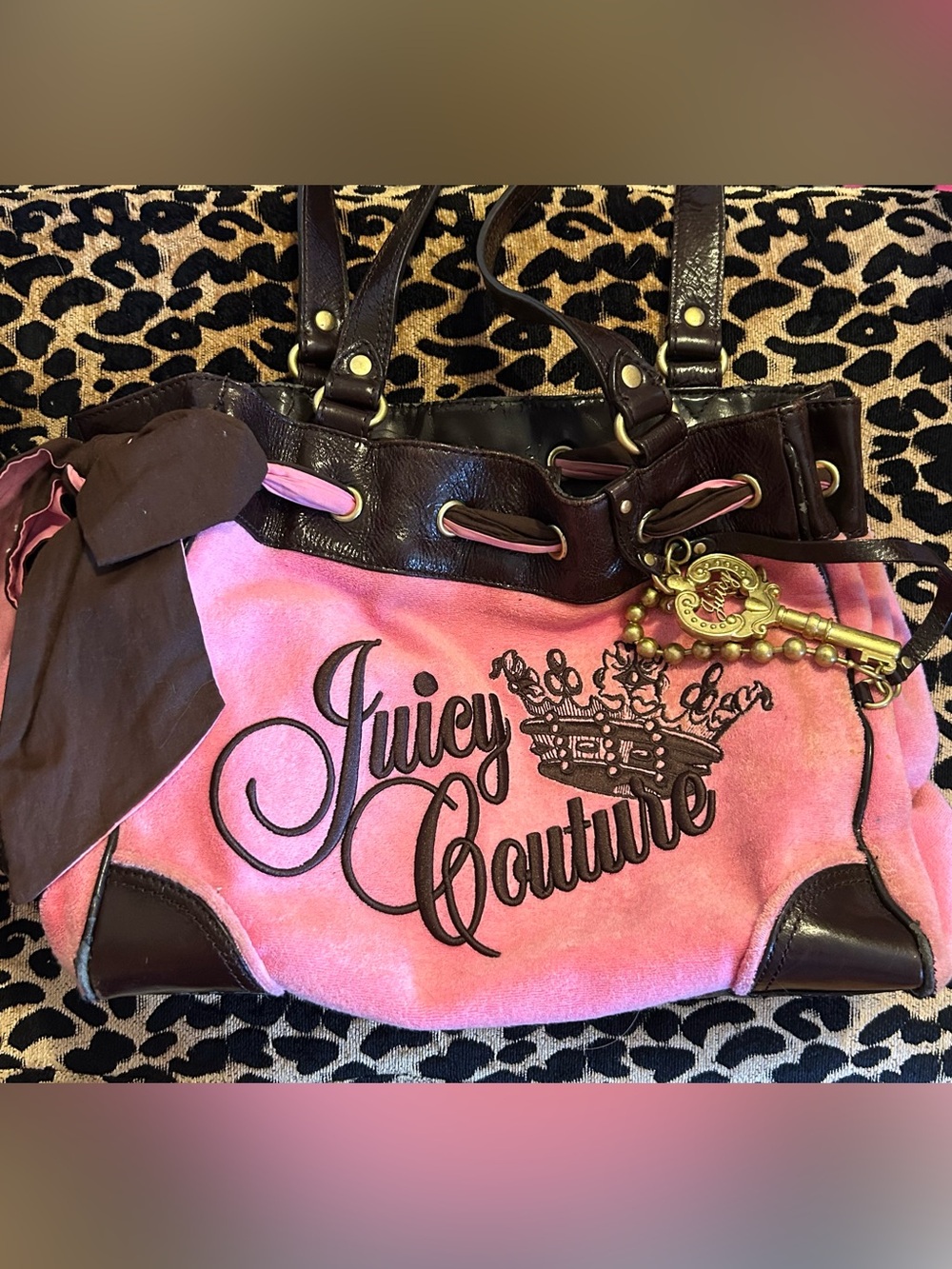 Juicy original daydreamer velour Y2K bag